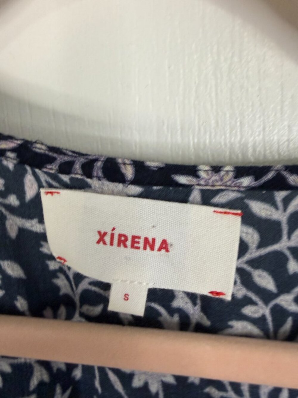 Xirena Camelia Floral Cotton Maxi Dress- Navy/Cream - S- MSRP $294 - Picture 4 of 14